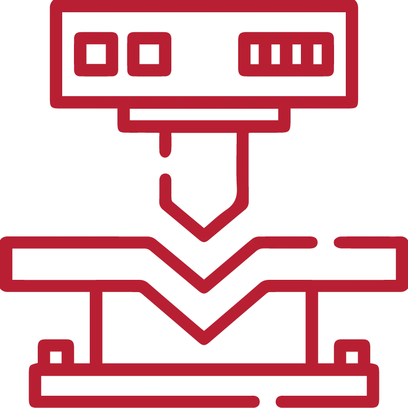 icon of interlock system on sheet metal roofing