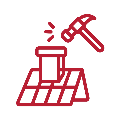 icon showing hammer and roof